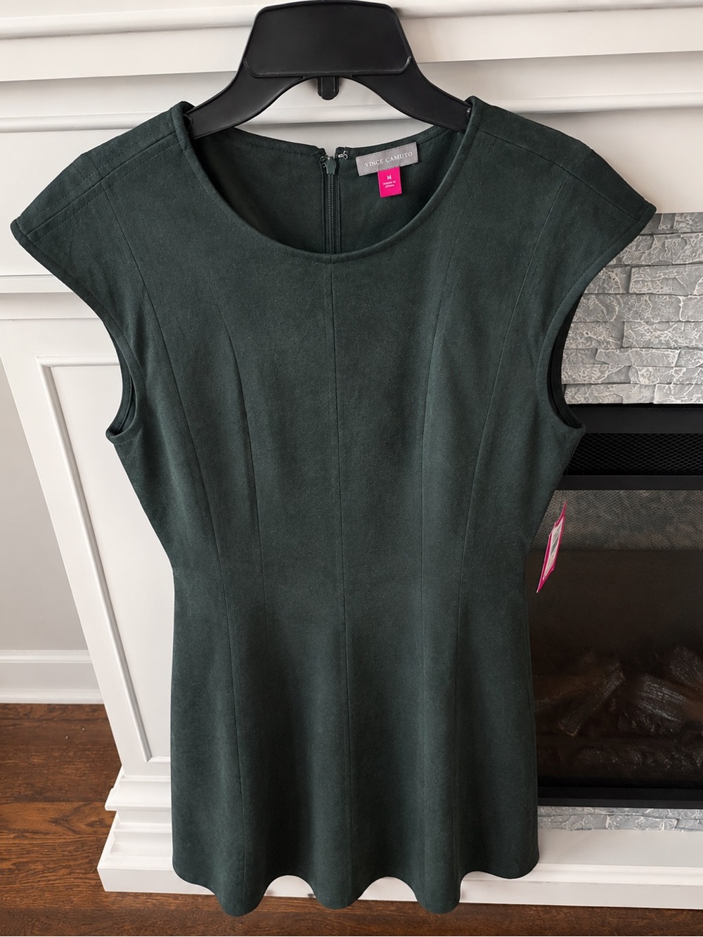 Suede Dress Vince Camuto Faux-Suede Dress Women’s Cap Sleeves Mini Dress Gorgeou